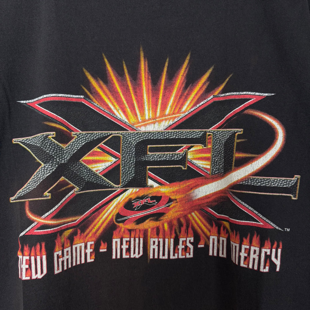 Vintage XFL Football New Game New Rules No Mercy Tshirt