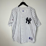 Vintage 90's MLB New York YANKEES Pinstripe Russell Athletic Jersey
