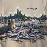 Vintage 90's FISHING Art Unlimited Tshirt