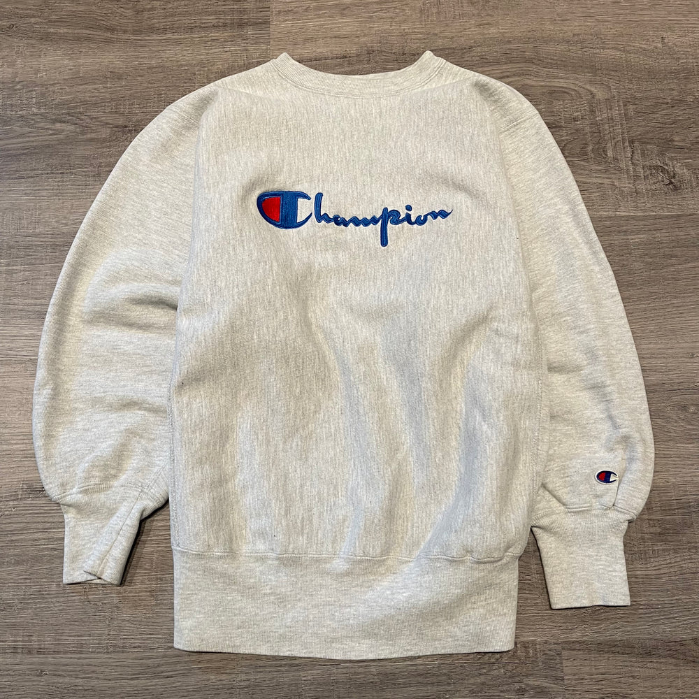 1990s Vintage Champion Crewneck Sweatshirt Inside Out