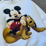 Vintage 90's DISNEY Mickey Mouse & Pluto Crewneck Sweatshirt