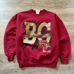 Vintage 90's Boston College EAGLES Varsity Sweatshirt
