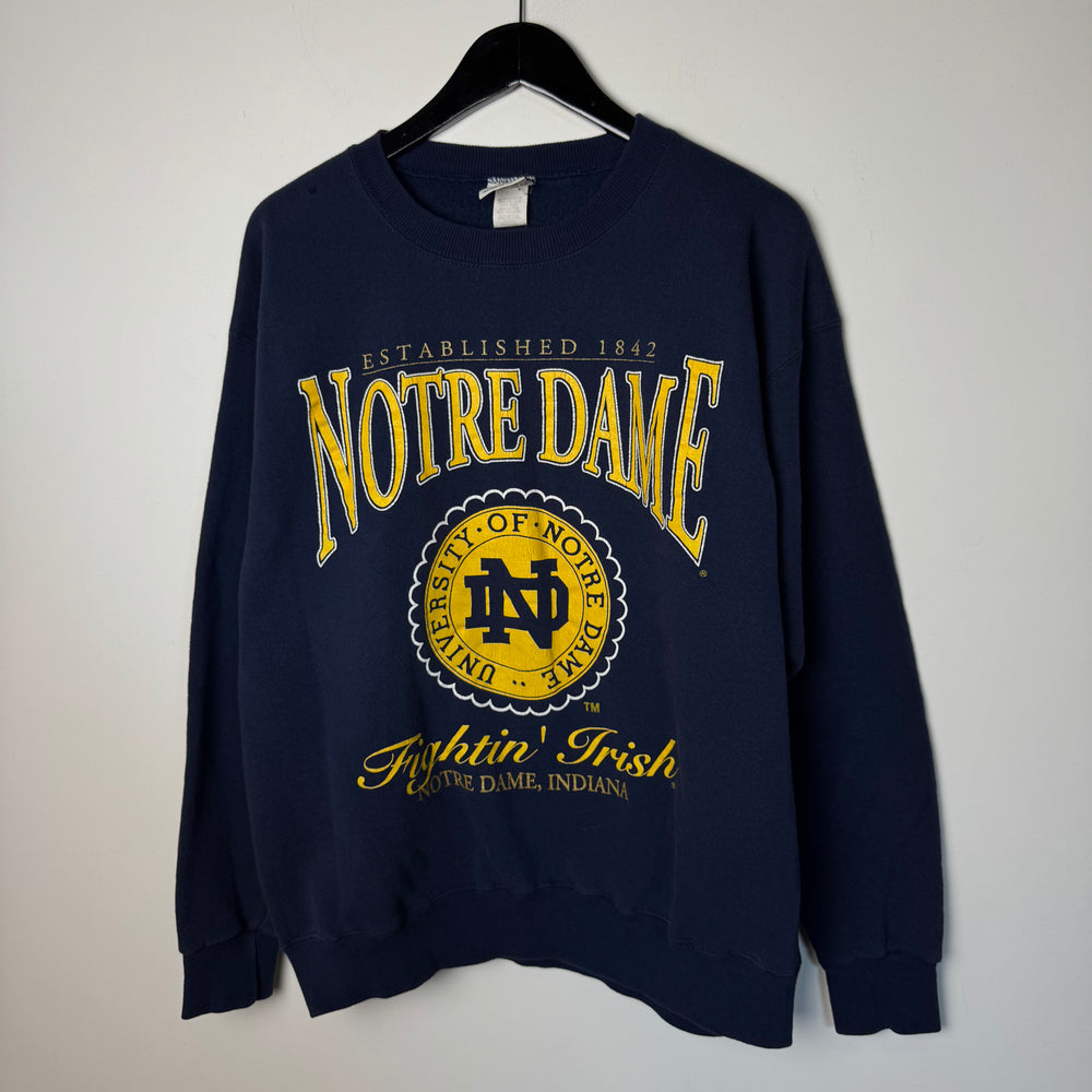 Vintage 90's University of NOTRE DAME Varsity Sweatshirt