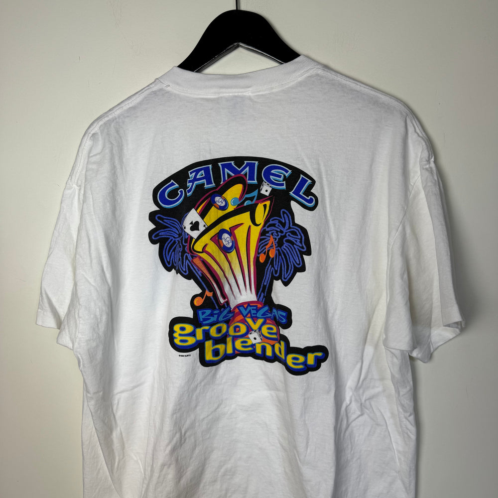 Vintage 90's CAMEL Cigarettes Groove Blender Pocket Tshirt