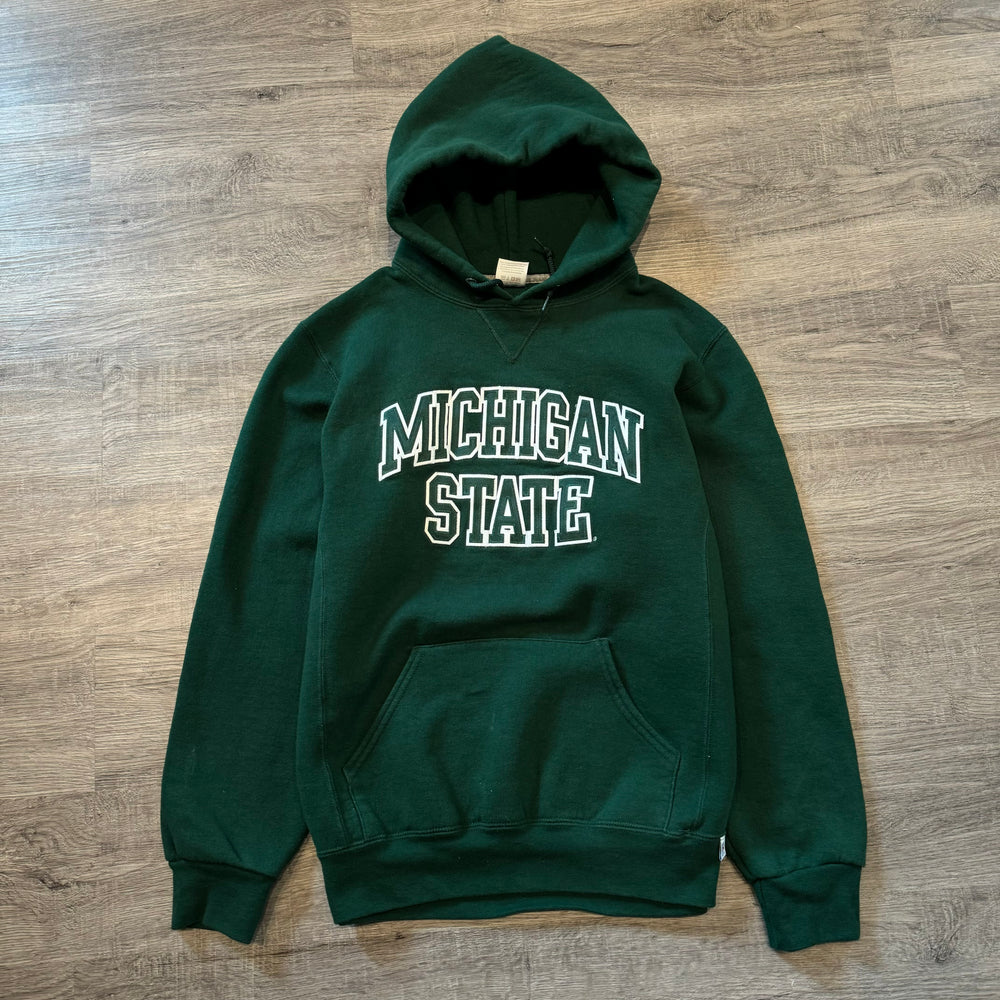 Vintage MICHIGAN STATE University Russell Athletic Varsity Hoodie Sweatshirt