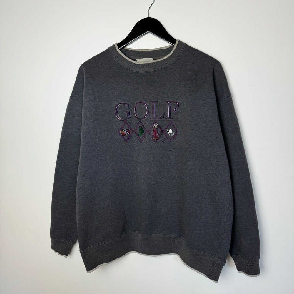 Vintage 90's GOLF Embroidered Crewneck Sweatshirt