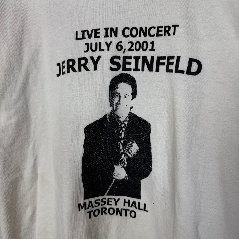 Vintage 2001 JERRY SEINFELD Stand Up Comedy Tour Tshirt