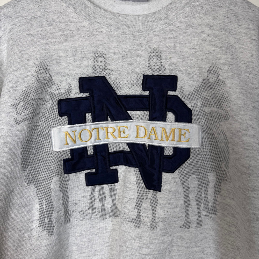 Vintage 90's University of NOTRE DAME Varsity Sweatshirt