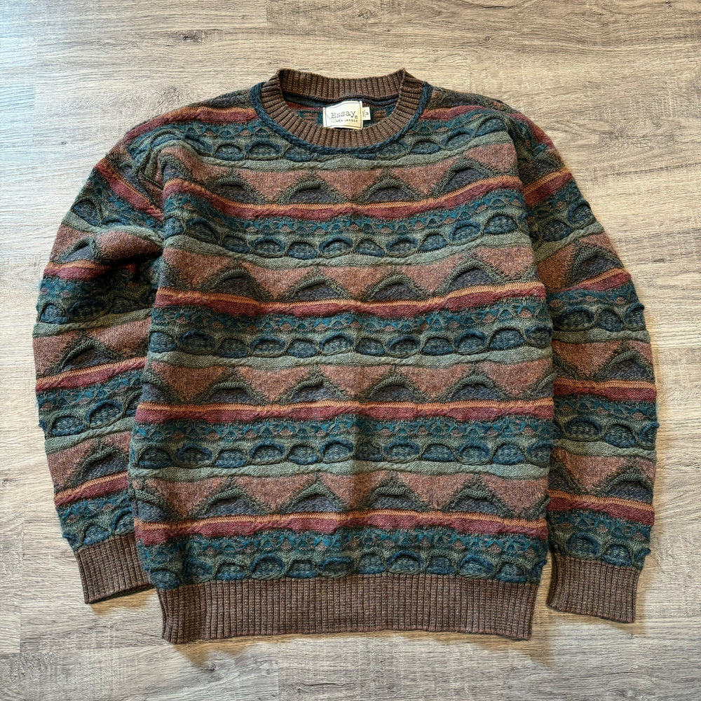 Vintage 90's CABLE Knit Sweater Made in USA