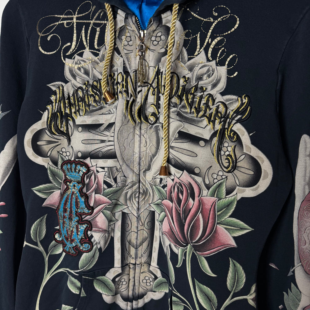 Vintage Y2K 2000's CHRISTIAN AUDIGIER Hoodie Sweatshirt