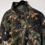 Vintage REAL TREE Camo Fleece 1/4 Zip Sweater