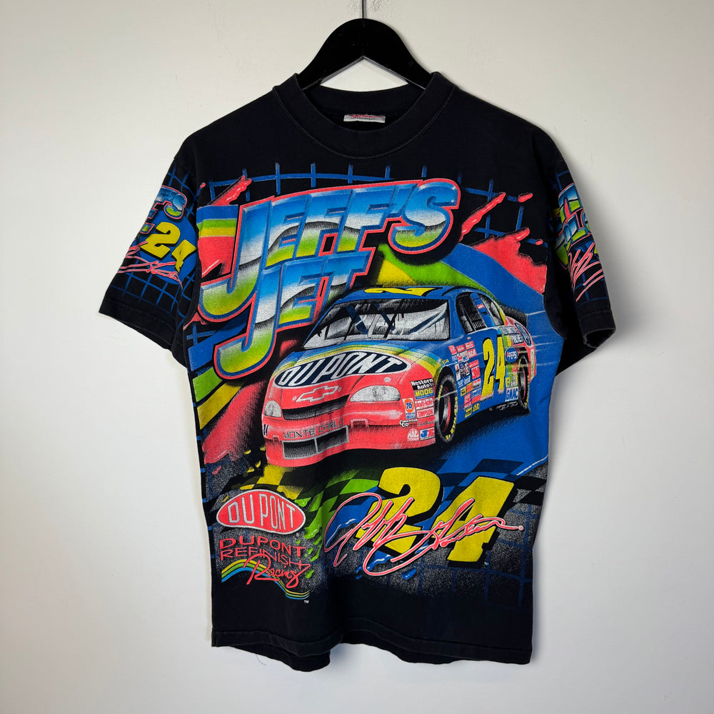 Vintage 90's NASCAR Racing Jeff Gordon All Over Print Tshirt