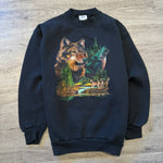 Vintage 90's Wolf WILDLIFE Sweatshirt