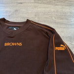 Vintage NFL Cleveland BROWNS Puma Fleece Sweater
