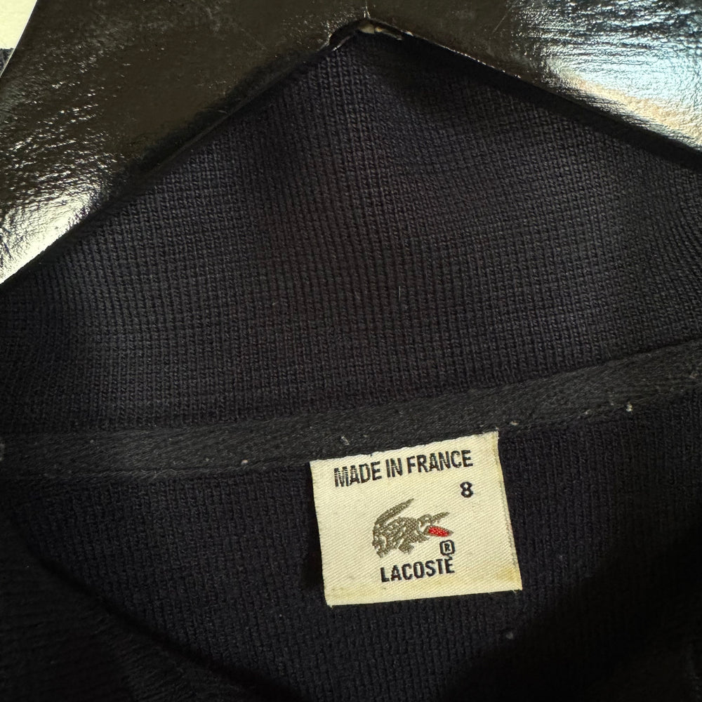 Vintage 90's LACOSTE Striped 1/4 Zip Sweater