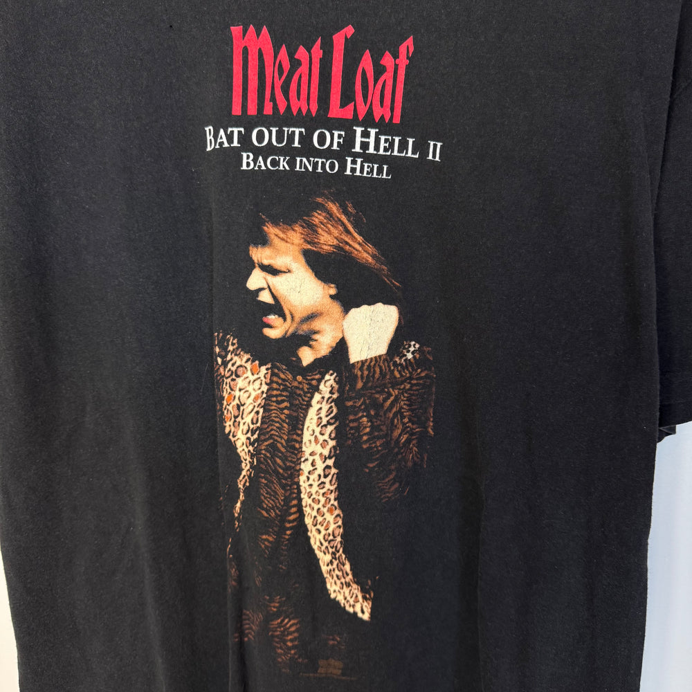 Vintage 90's MEAT LOAF Bat Out Of Hell Band Tshirt