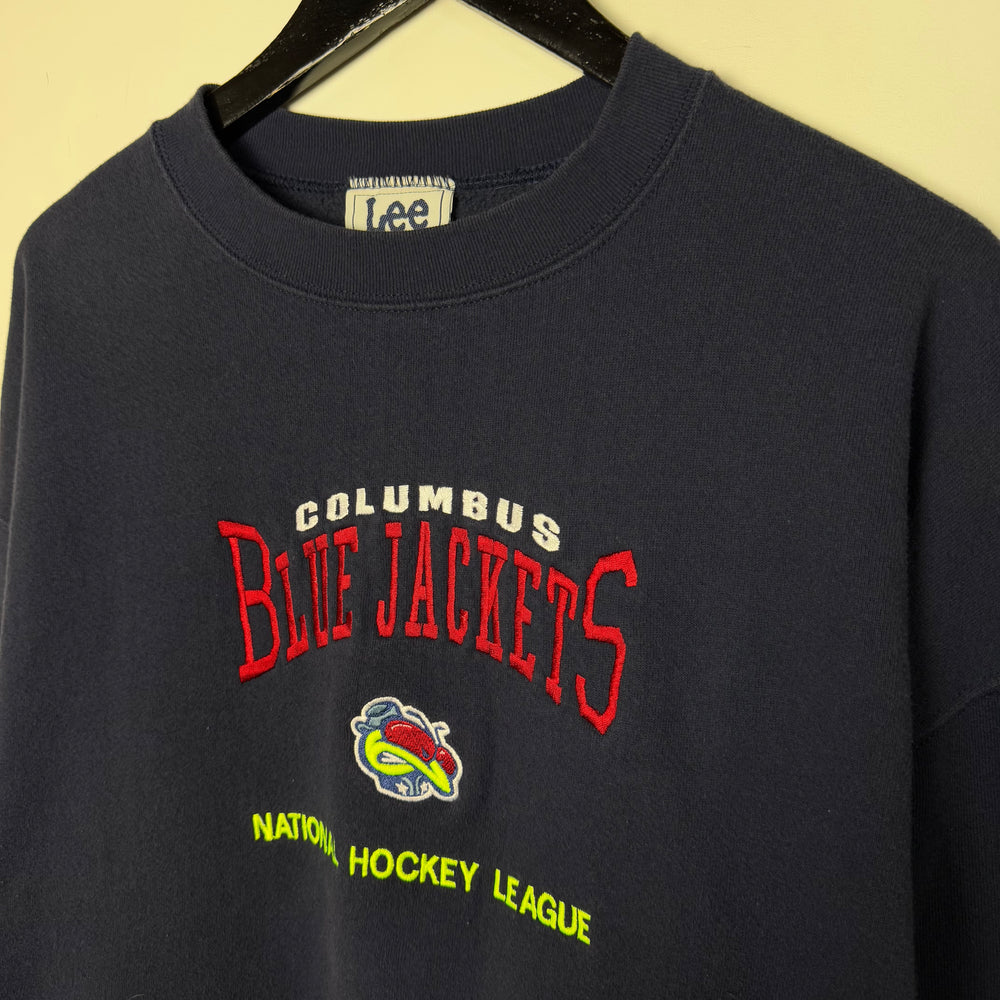 Vintage 90's NHL Columbus BLUE JACKETS Sweatshirt