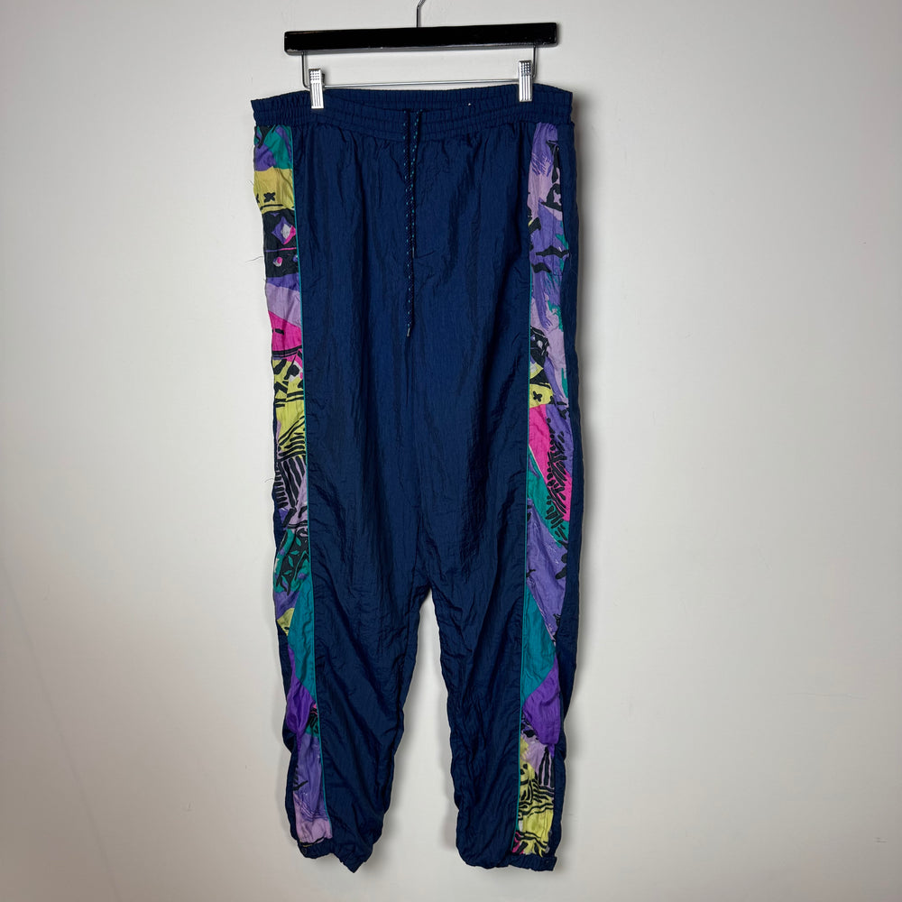 Vintage 90's GIVENCHY Activewear Patterned Nylon Tracksuit Set Top & Bottoms