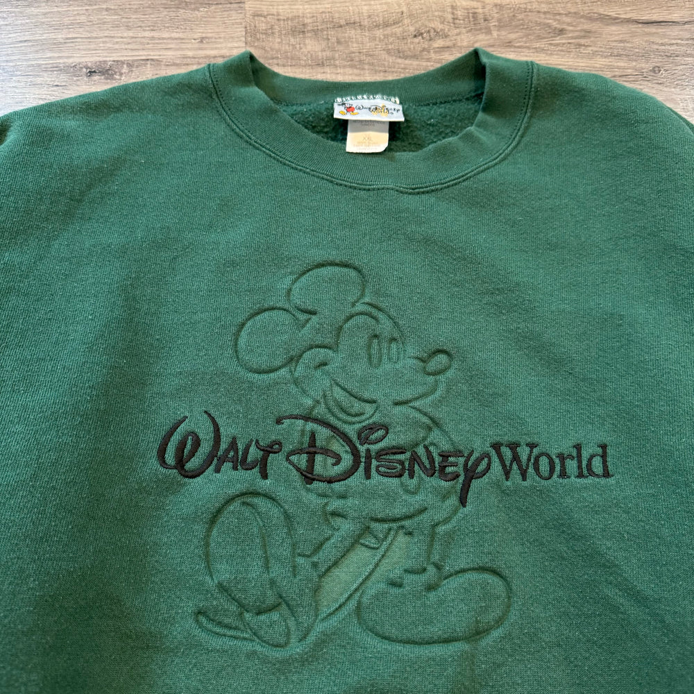 Vintage 90's DISNEY Mickey Mouse Debossed Sweatshirt