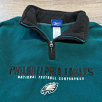 Vintage NFL Philadelphia EAGLES Fleece 1/4 Zip Sweater