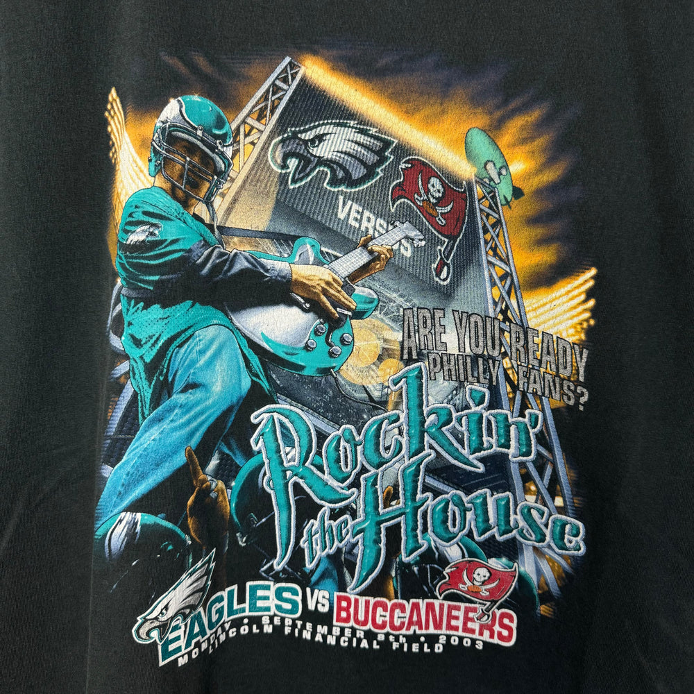 Vintage NFL Philadelphia EAGLES Rockin' The House Tshirt