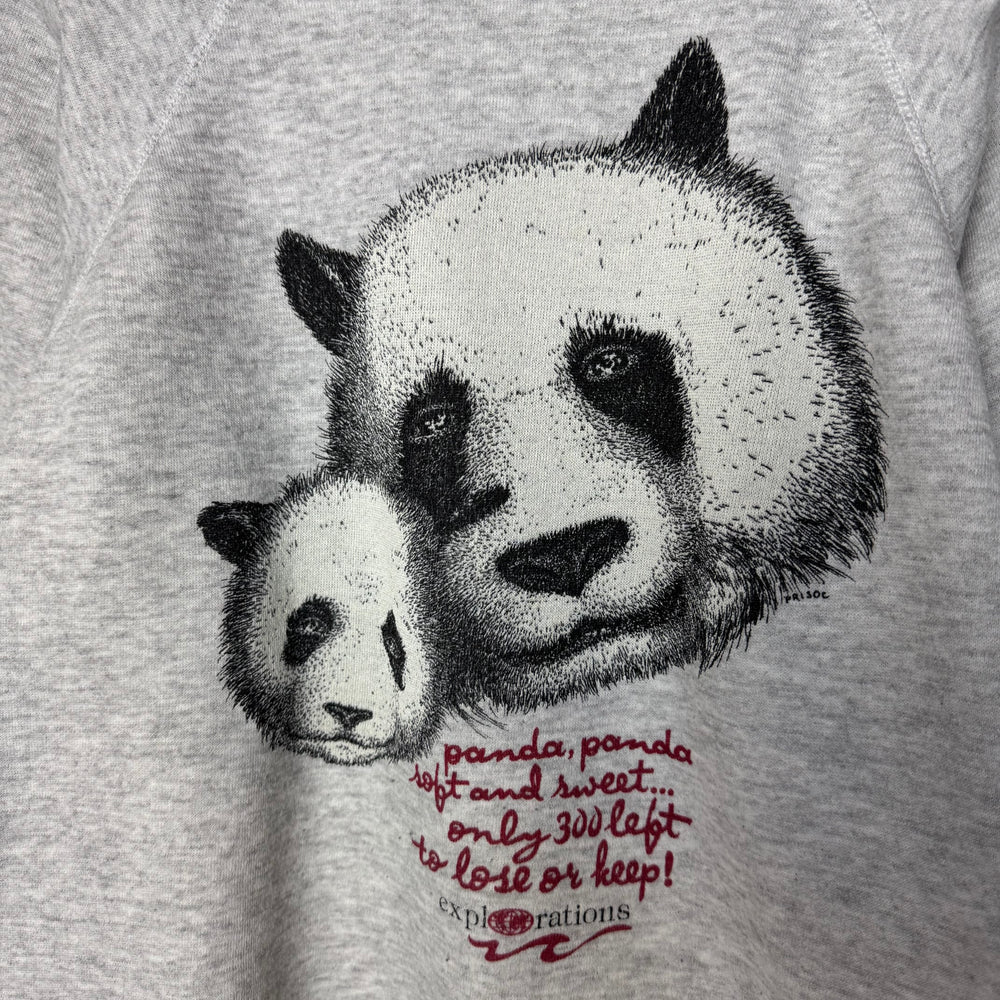 Vintage 90's PANDA Endangered Species Wildlife Sweatshirt