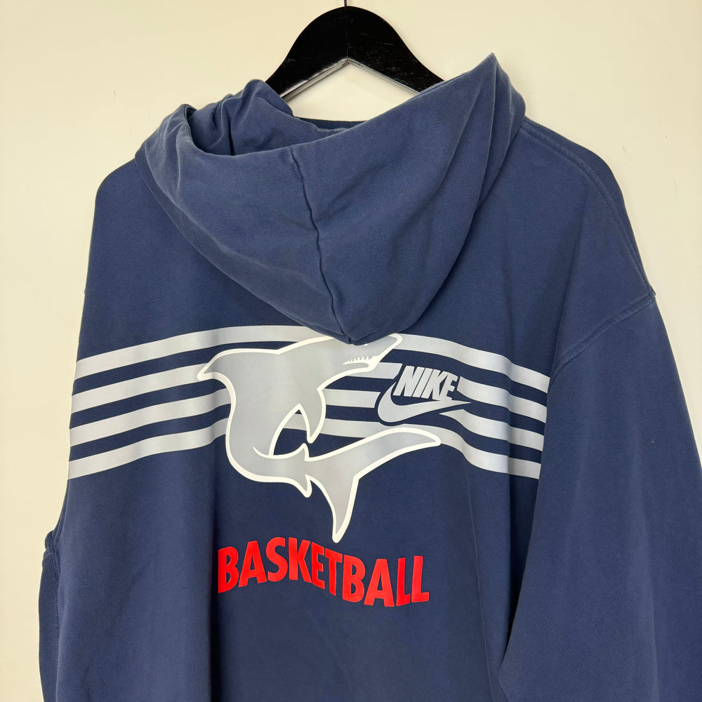 NIKE Sharks Basketball Hoodie Sweatshirt