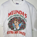 Vintage 90's MELINDA'S Hot Sauce Promo Tshirt