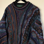 Vintage 90's TUNDRA 3D Cable Knit Sweater