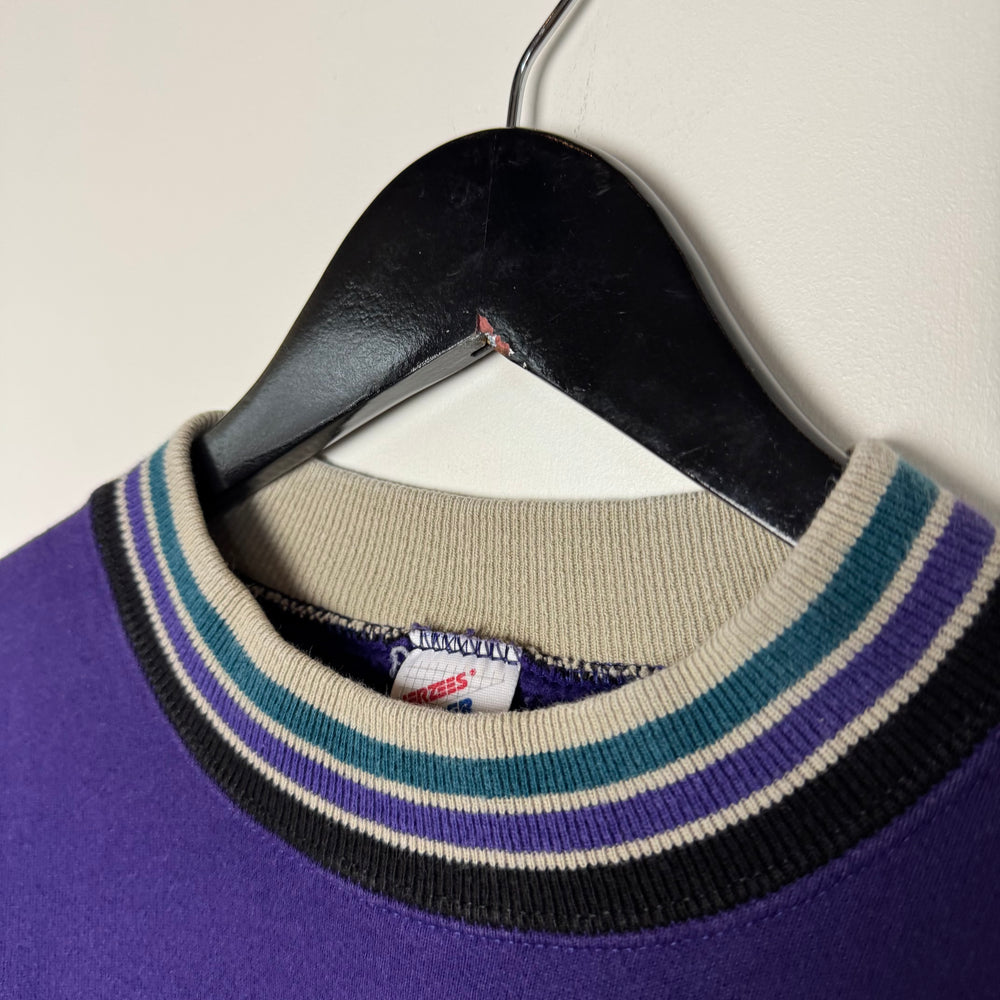 Vintage 90's JERZEES Ribbed Crewneck Sweatshirt