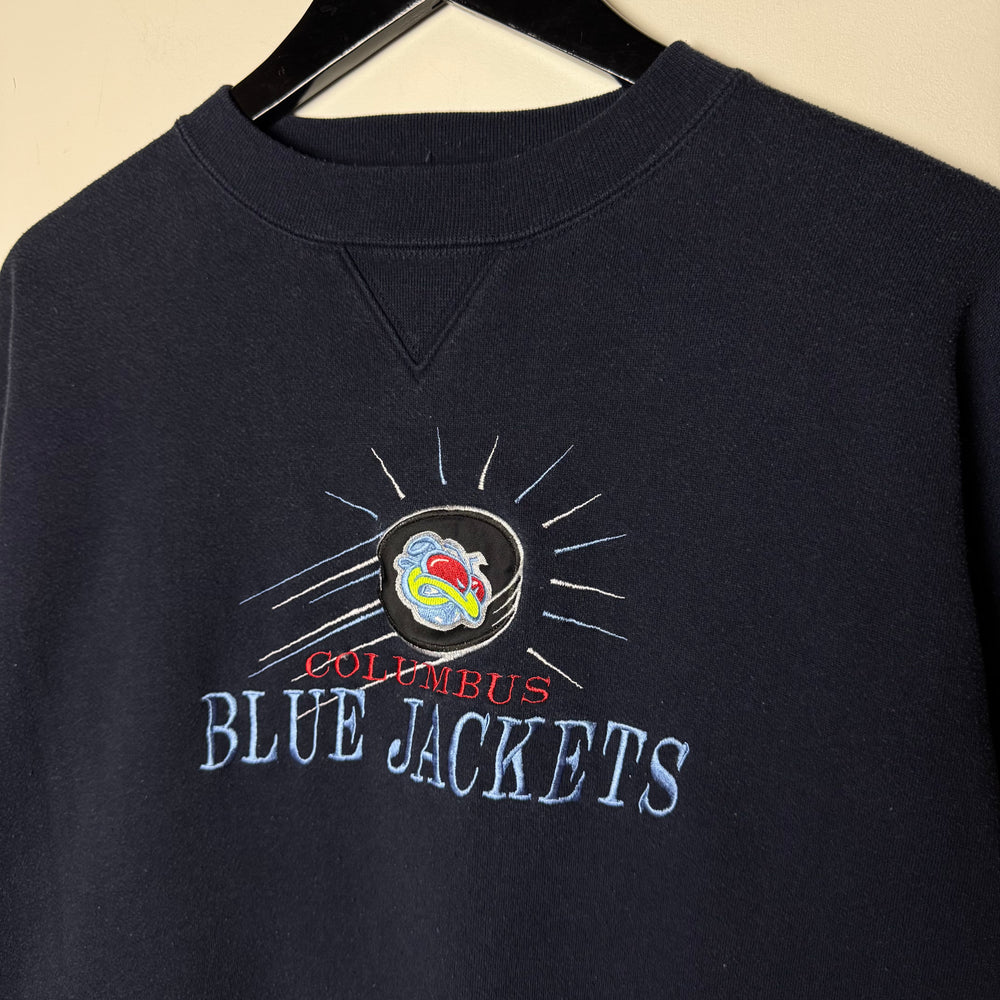 Vintage 90's NHL Columbus BLUE JACKETS Sweatshirt