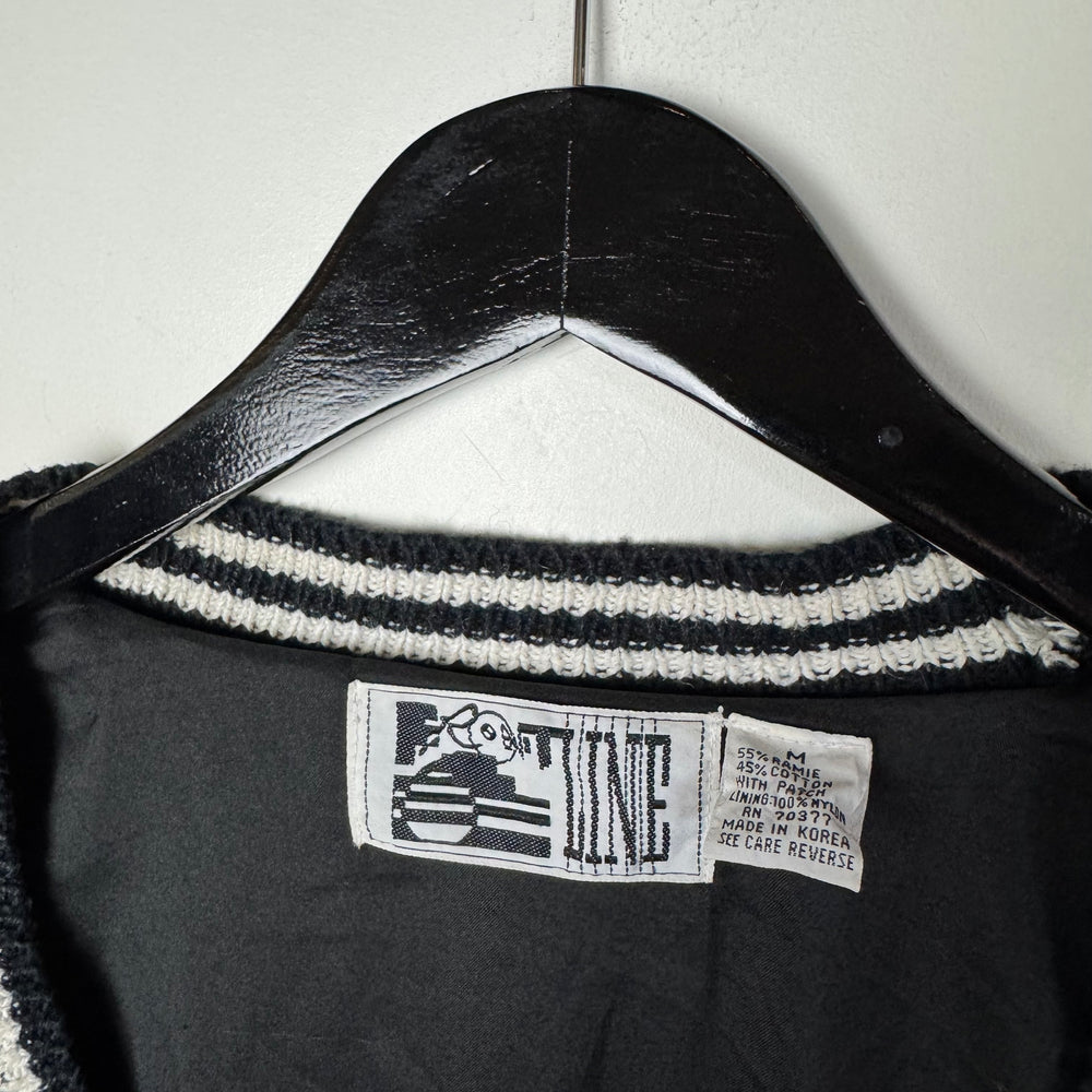 Vintage 90's FRONTLINE Chrome Cavalier Knit Cardigan Sweater