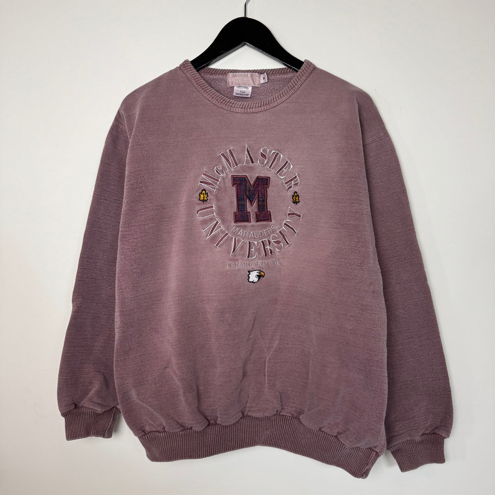 Vintage 90's MCMASTER University Varsity Sweatshirt