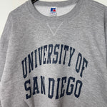 Vintage 90's University of SAN DIEGO Russell Athletic Varsity Sweatshirt