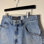 Vintage Light Wash Baggy Denim Shorts