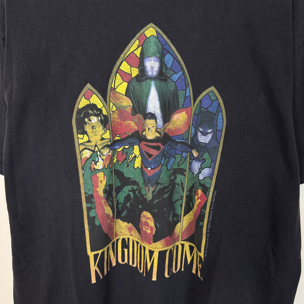 Vintage 1996 DC Comics KINGDOM COME Stained Glass Tshirt