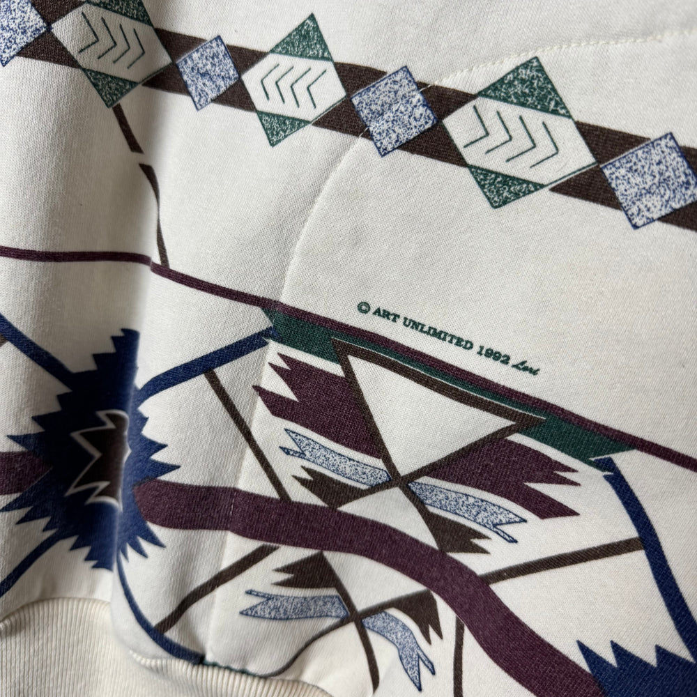 Vintage 90's YELLOWSTONE National Park Henley Sweatshirt