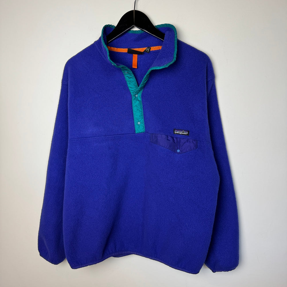 Vintage 90's PATAGONIA Fleece Snap T Sweater