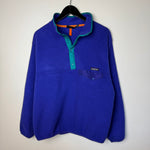 Vintage 90's PATAGONIA Fleece Snap T Sweater