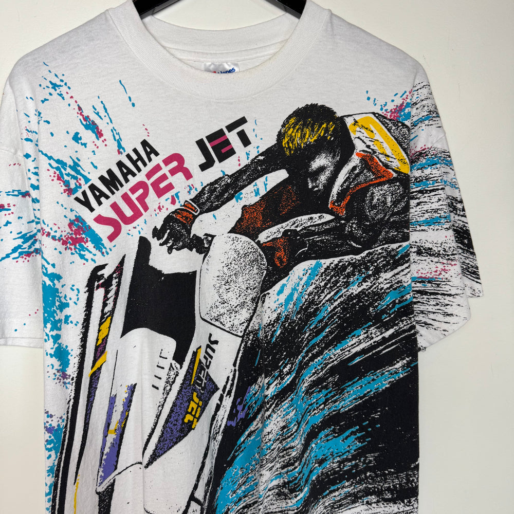 Vintage 90's YAMAHA Jet Ski All Over Print Tshirt