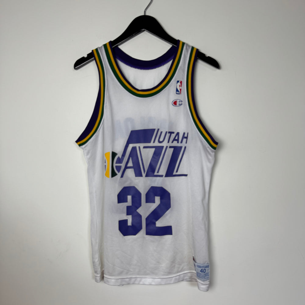 Vintage 90's NBA Utah JAZZ K. Malone Champion Jersey