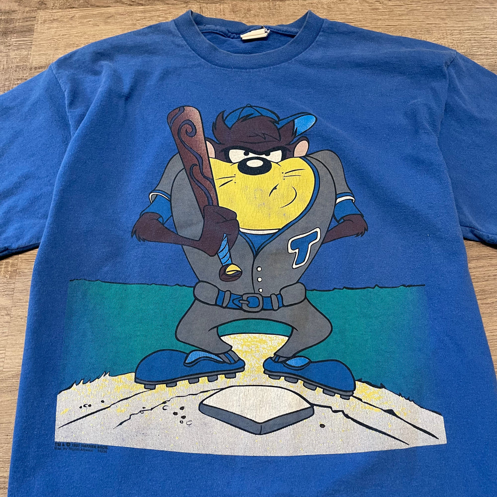 Vintage 90's LOONEY TUNES Taz Baseball Tshirt