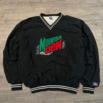 Vintage 90's MOUNTAIN DEW Russell Athletic Windbreaker Jacket