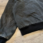 Vintage CARHARTT Faded Black Hooded Jacket