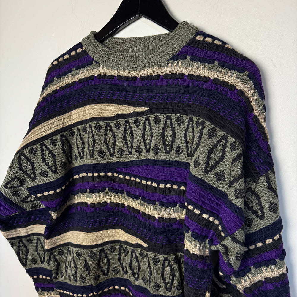 Vintage 90's 3D CABLE Knit Sweater Australia