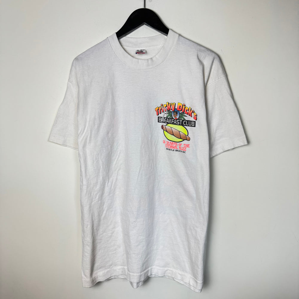 Vintage 90's Tricky Dick's WAKE N BAKE Eternal Buzz Tshirt