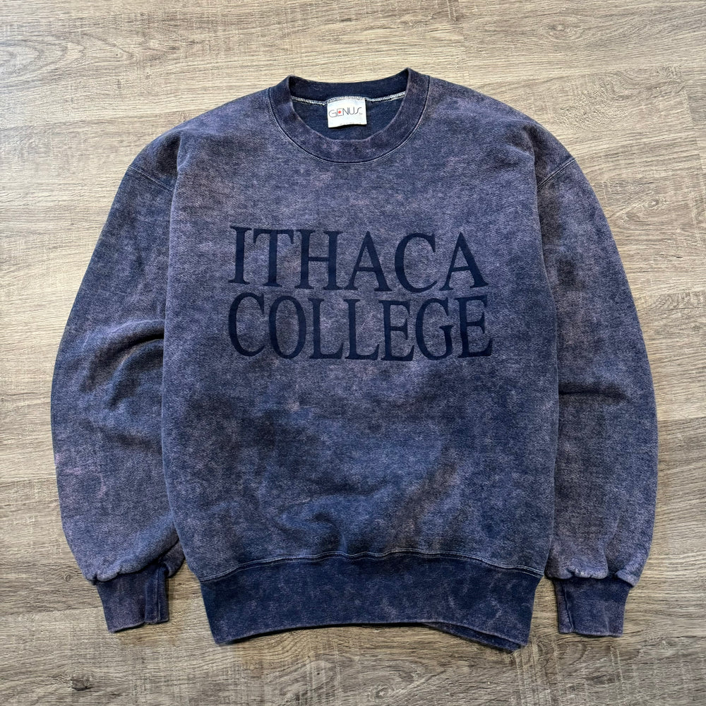 Vintage 90's ITHACA COLLEGE Dyed Sweatshirt