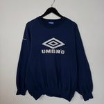 Vintage 90's UMBRO Pro Training Embroidered Sweatshirt