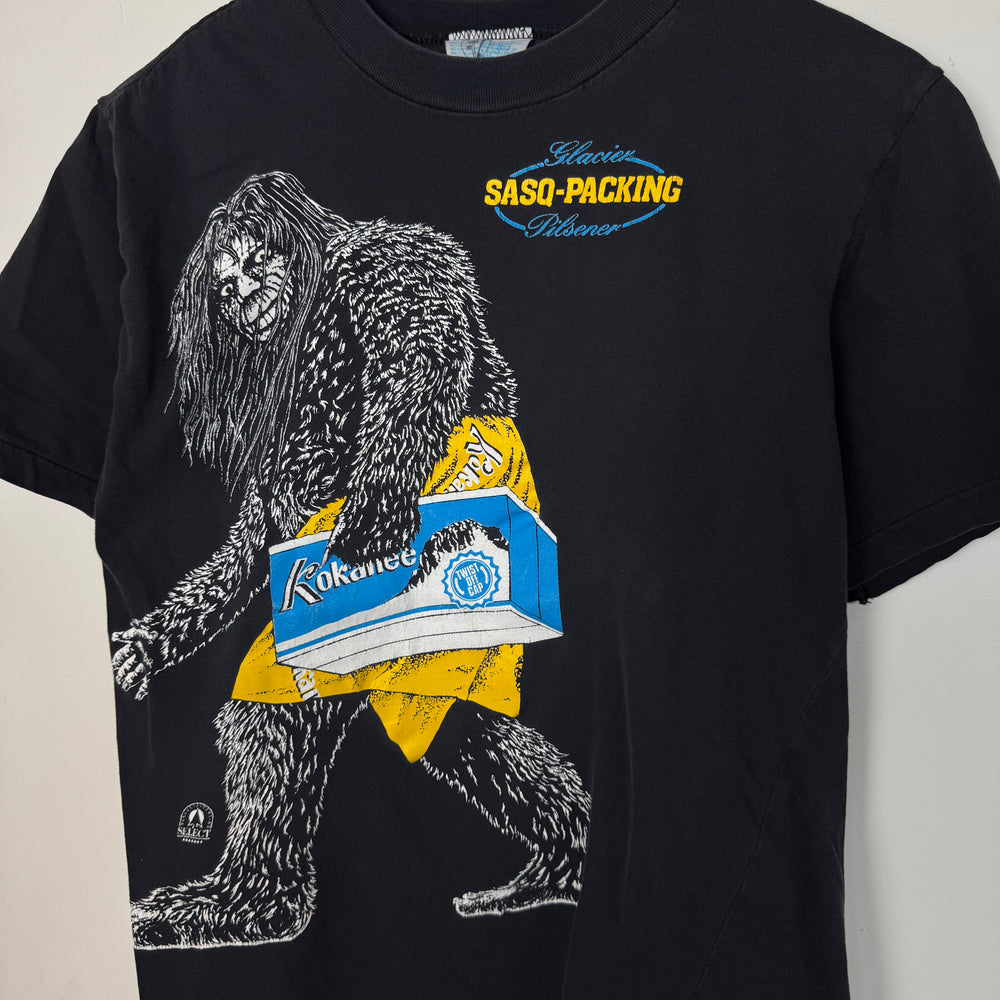 Vintage 90's KOKANEE Beer Promo Sasquatch Tshirt