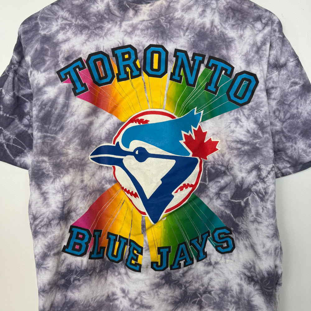 Vintage 1991 MLB Toronto BLUE JAYS Tie Dye Tshirt